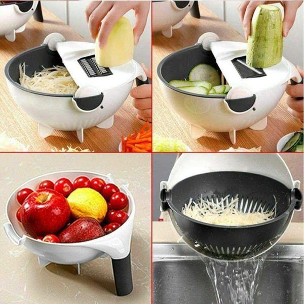 11 in 1 Multifunction Magic Rotate Vegetable Cutter