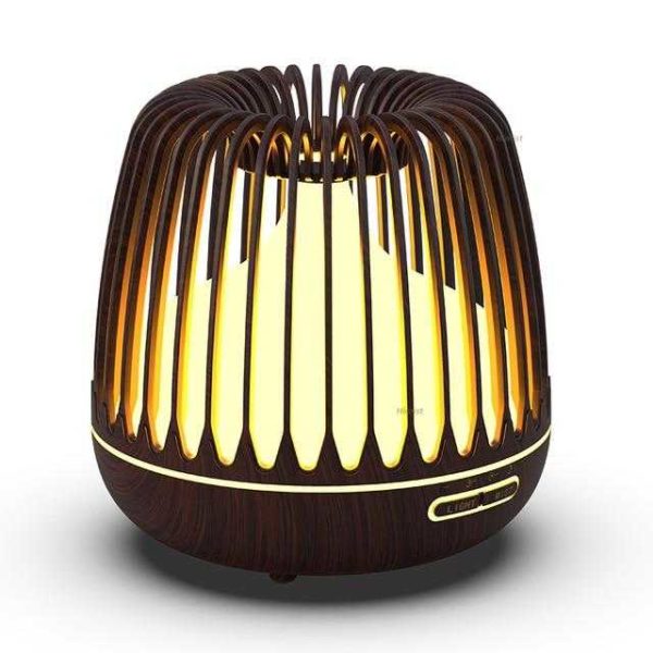 500ML Wood Grain Aroma Essential Oil Diffuser