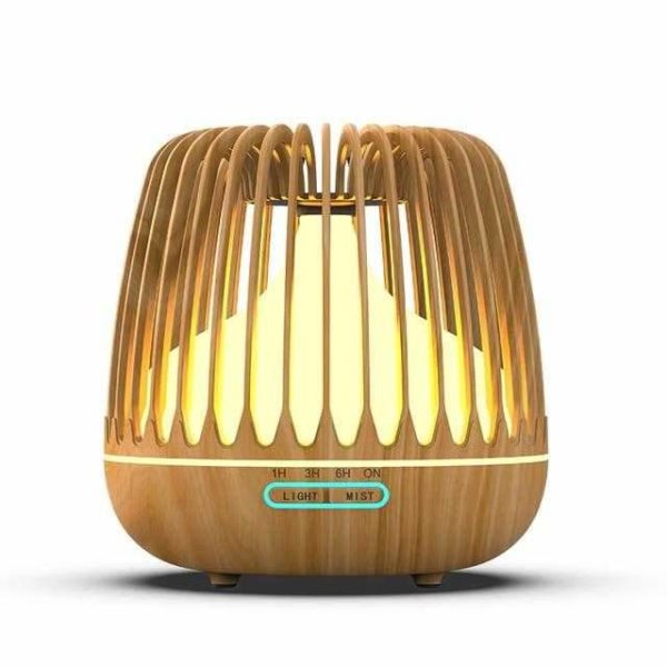 500ML Wood Grain Aroma Essential Oil Diffuser