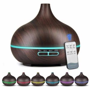 550ml Aroma Air Humidifier Essential Oil Diffuser Aromatherapy Electric Ultrasonic cool Mist Maker for Home Remote Control