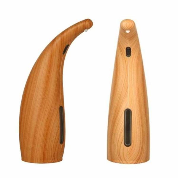 Bamboo Automatic Soap and Sanitizer Dispenser