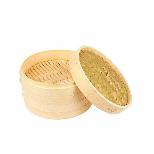 Bamboo Steamer For Healthy Cooking