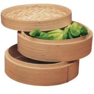 Bamboo Steamer For Healthy Cooking