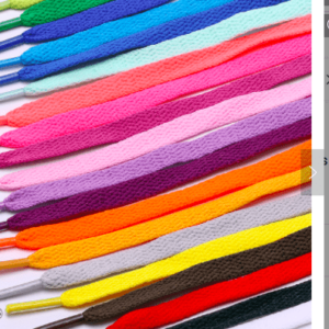Colorful Shoelaces with Plastic Tips - Pack of 4