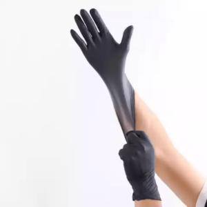 Disposable Black Nitrile Gloves (Pack of 100)
