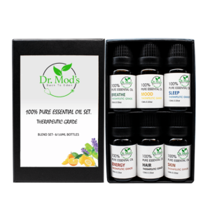 Dr Mod's AROMATHERAPY Therapeutic Essential Oils BLEND Set