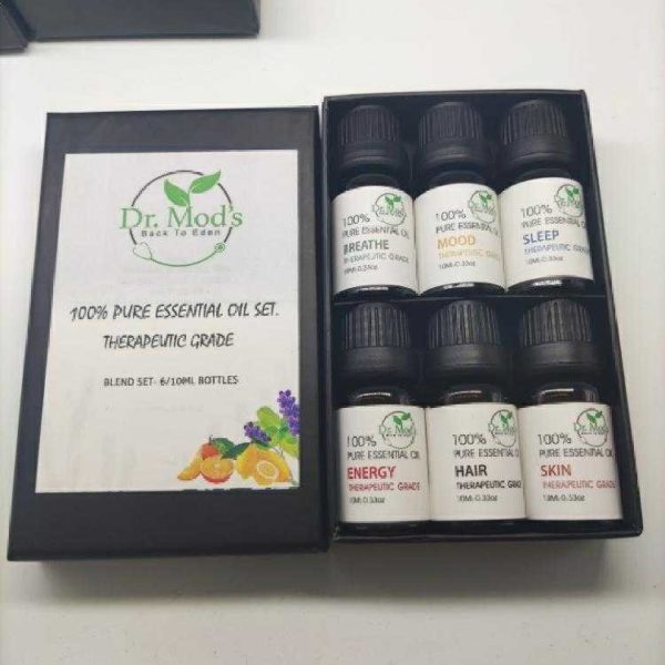 Dr Mod's AROMATHERAPY Therapeutic Essential Oils BLEND Set