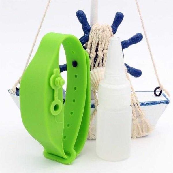 Hand Sanitizer Disinfectant Sub-packing Silicone Bracelet TOUCH-FREE Dispensers