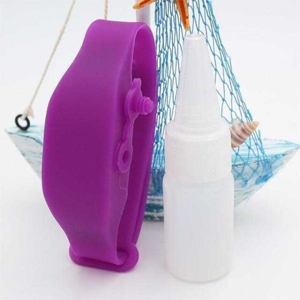 Hand Sanitizer Disinfectant  Silicone Bracelet Dispenser TOUCH-FREE Dispensers