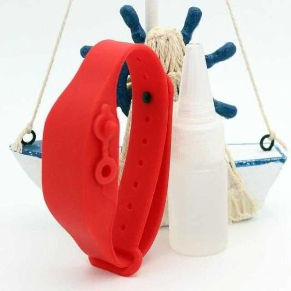 Hand Sanitizer Disinfectant Sub-packing Silicone Bracelet TOUCH-FREE Dispensers