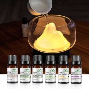 LED Ultrasonic Aromatherapy Essential Oil Humidifier Diffuser Combo