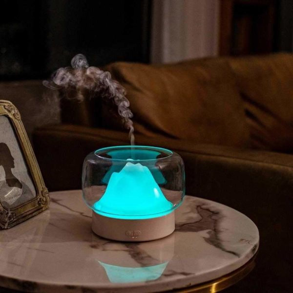 LED Ultrasonic Aromatherapy Humidifier +LAMP Essential oil Diffusers and Humidifiers