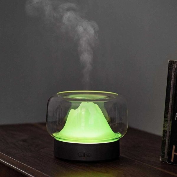 LED Ultrasonic Aromatherapy Humidifier +LAMP Essential oil Diffusers and Humidifiers