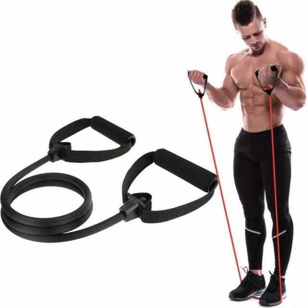 New Fitness Pilates Bar Kit with Resistance Band Fitness and Exercise