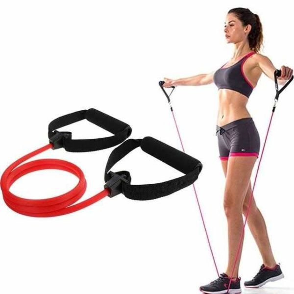 New Fitness Pilates Bar Kit with Resistance Band Fitness and Exercise