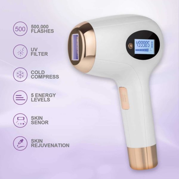 Permanent Painless Laser Hair Remover Device SHAVE AND LASER HAIR REMOVAL