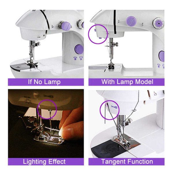 Portable Mini Desktop Sewing Machine DIY Face Covers