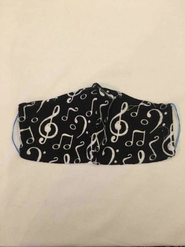 Reusable Musical Notes DIY Face Cover- 5Ply