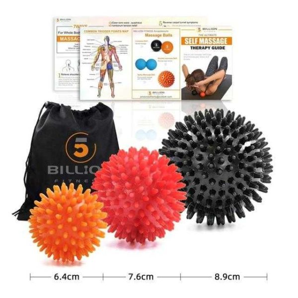 Spiky Massage Ball Set Fitness and Exercise