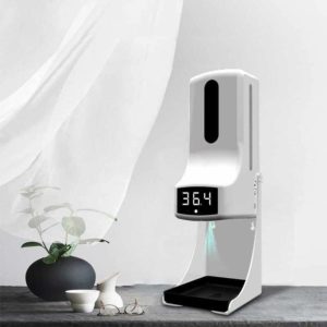 Hand Sanitizer Dispenser With Temperature check Thermometer