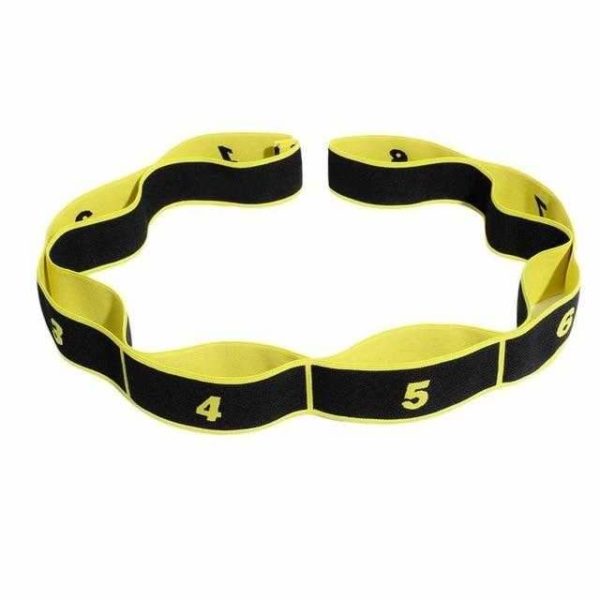 Yoga Strap Belt Elastic Stretching Loop Resistance Bands Fitness and Exercise