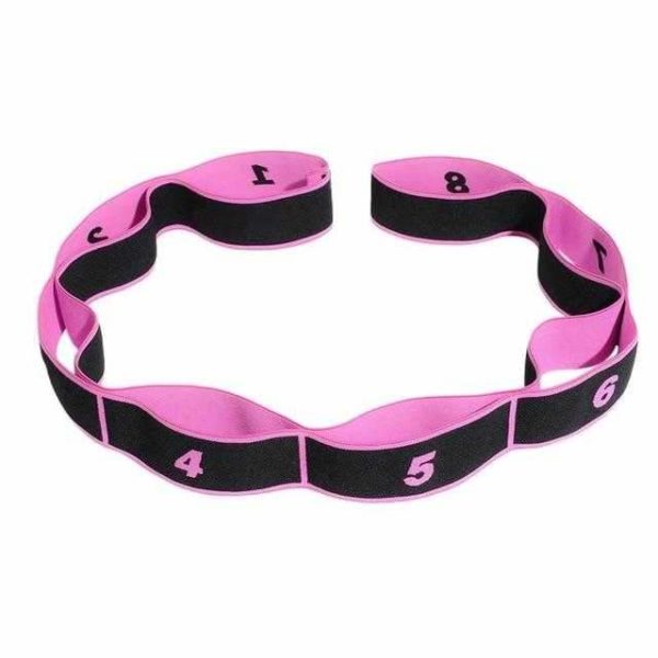 Yoga Strap Belt Elastic Stretching Loop Resistance Bands Fitness and Exercise