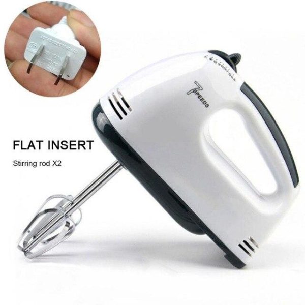 Electric Whisk 7 Speed Control Hand Mixer Food Blender Food Processor Kitchen Mini Electric Egg Beater миксер ручной - AayanHealth